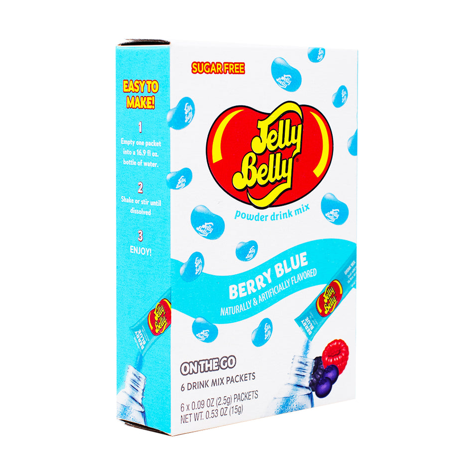 Singles to Go Jelly Belly Berry Blue - 12 Pack - Jelly Belly - Jelly Beans - Candy Store