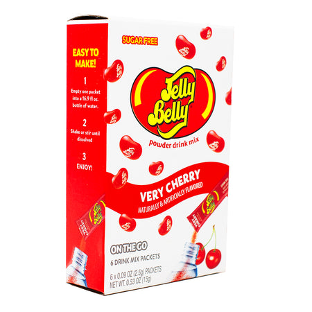 Singles to Go Jelly Belly Very Cherry - 12 Pack  - Jelly Belly - Jelly Beans - Candy Store