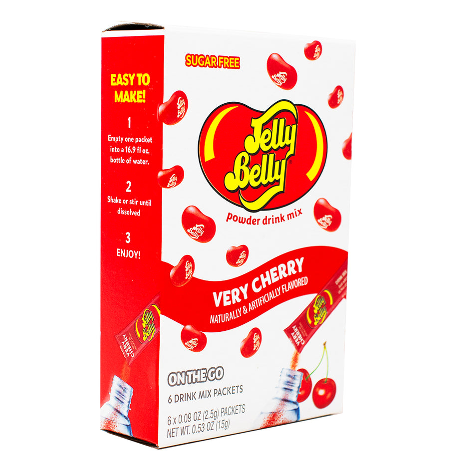 Singles to Go Jelly Belly Very Cherry - 12 Pack  - Jelly Belly - Jelly Beans - Candy Store