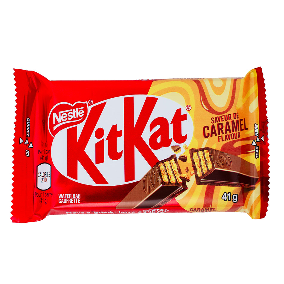 Kit Kat Caramel 41g - 24 Pack - Kit Kat - Kit Kat Chocolate Bar - Kit Kat Caramel