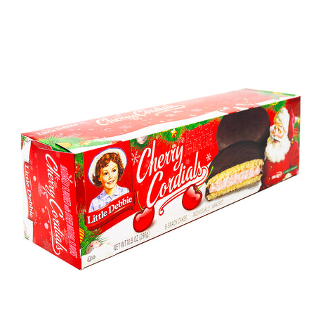 Little Debbie Christmas Cherry Cordials Cakes (8 Pieces) 298g - 1 Pack