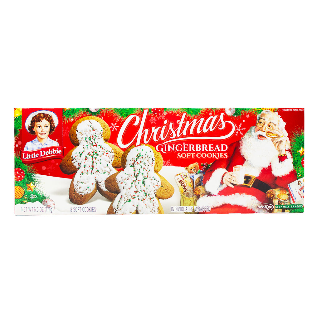 Little Debbie Soft Iced Gingerbread Cookes (8 Cookies) 171g - 1 Pack **BB DEC 15/23**