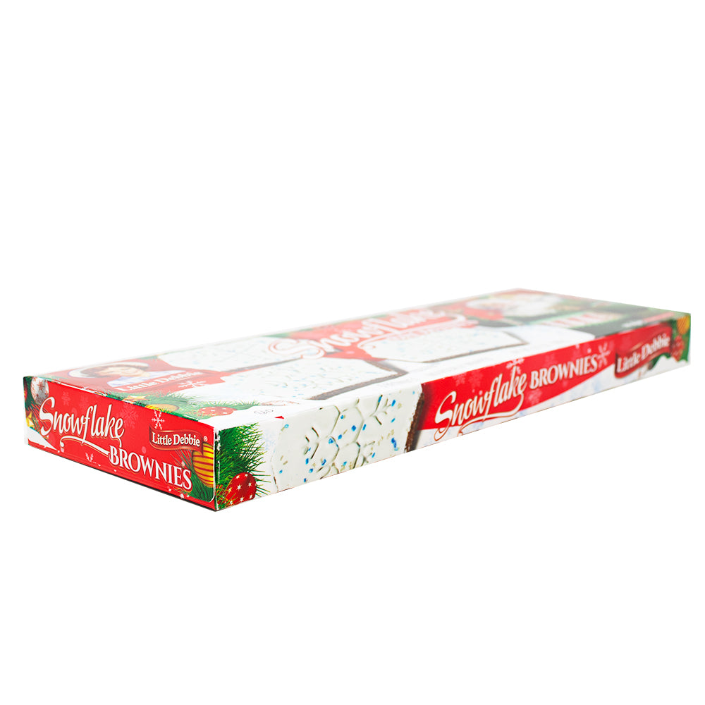 Little Debbie Christmas Snowflake Brownies (5 Pieces) 289g - 1 Pack 