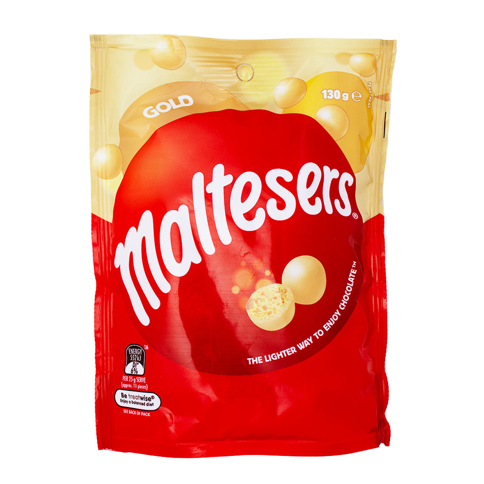 Maltesers Gold (Aus) 130g - 12 Pack - Maltesers - Australian Candy - Candy Store - Gold Chocolate