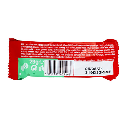 Maltesers Reindeer Mint Single 29g - 32 Pack Nutrition Facts Ingredients