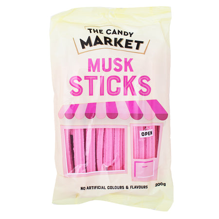 Australia Candy Market Musk Sticks - 200g (Aus) - 12 Pack - Australian Candy - Musk Sticks - Candy Store