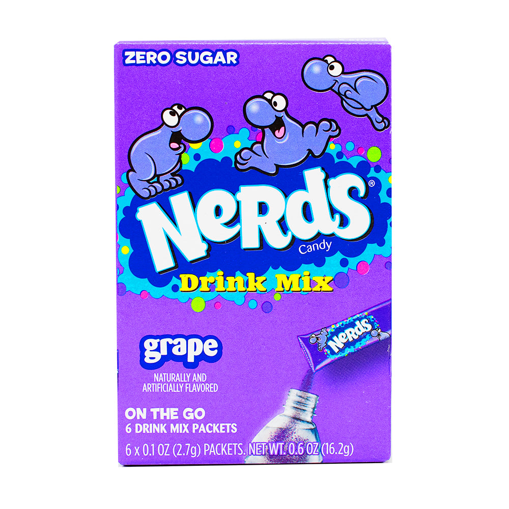 Singles to Go Nerds Grape - 12 Pack - Nerds Candy - Candy Store - Grape Candy - Grape Drink - Nerds