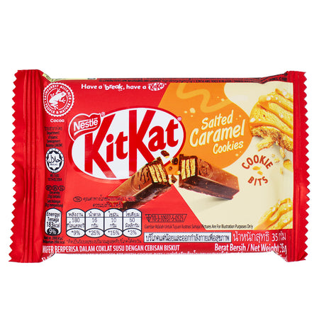 Kit Kat Salted Caramel Cookies 35g - 24 Pack - Kit Kat - Kit Kat Chocolate Bar - Salted Caramel Kit Kat - Salted Caramel Chocolate