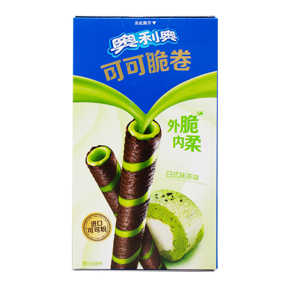 Oreo Cocoa Crisp Rolls Matcha (China) 50g - 24 Pack