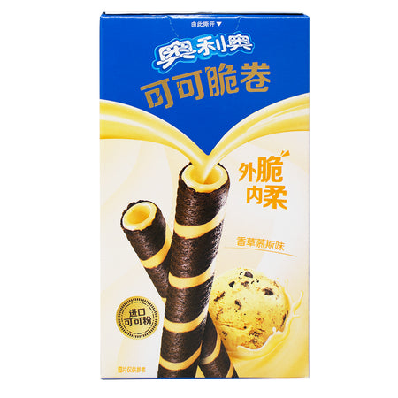 Oreo Cocoa Crisp Rolls Vanilla Mousse (China) 50g - 24 Pack