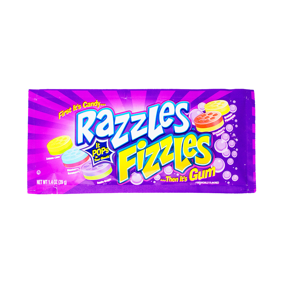 Razzles Fizzles 39g - 24 Pack