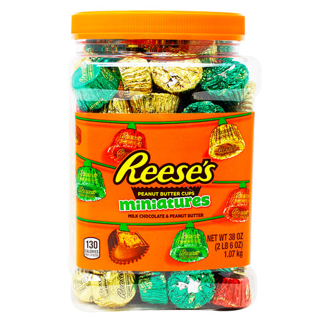 Reese's Christmas Miniatures Pantry Size Tub - 38oz - 1 Pack