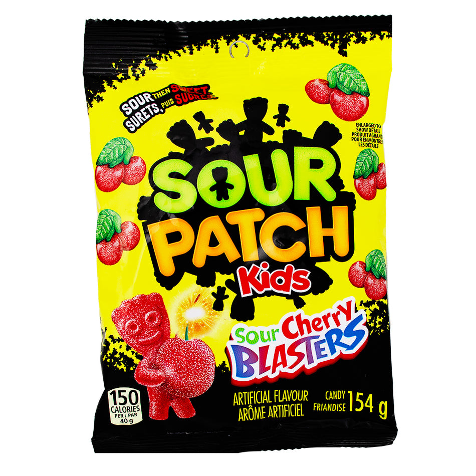 Sour Patch Kids - Sour Cherry Blasters 154g - 12 Pack