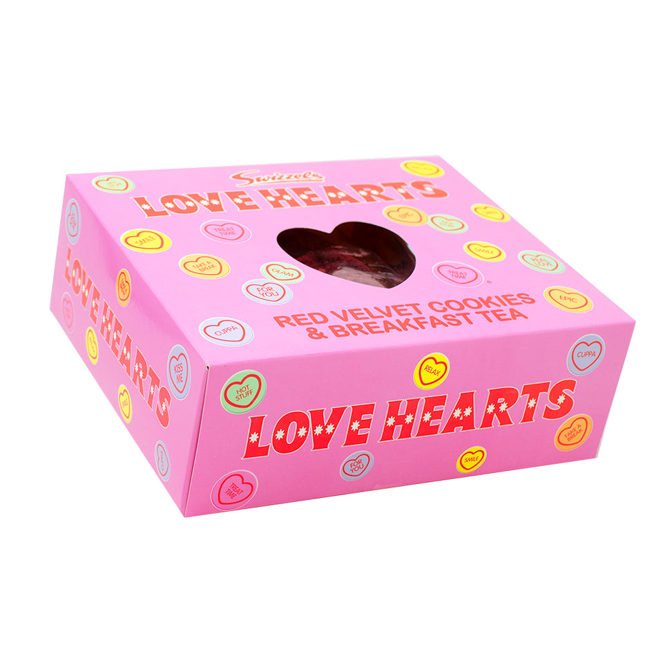 Swizzels Love Hearts Red Velvet Cookies Tea Set 400g - 1 Pack