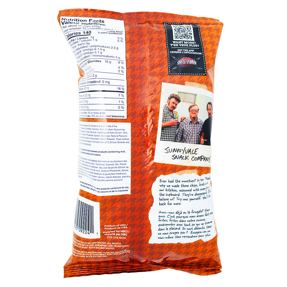 Trailer Park Boys Chicken Strips 3.0oz - 24 Pack Nutrition Facts Ingredients