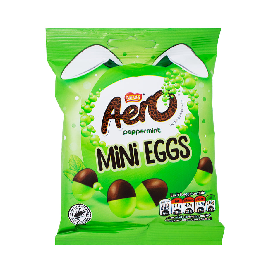 Aero Peppermint Mini Eggs (UK) 70g - 12 Pack