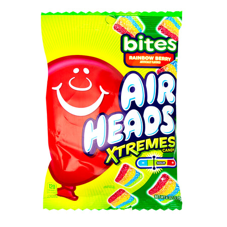 AirHeads Xtremes Bites Rainbow Berry 6oz - 12 Pack