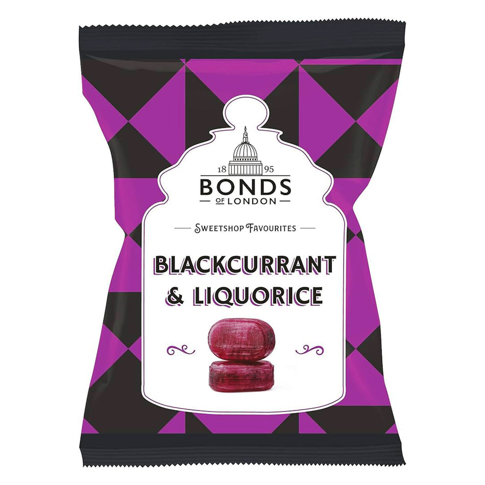Bonds Blackcurrant & Liquorice (UK) 120g - 12 Pack