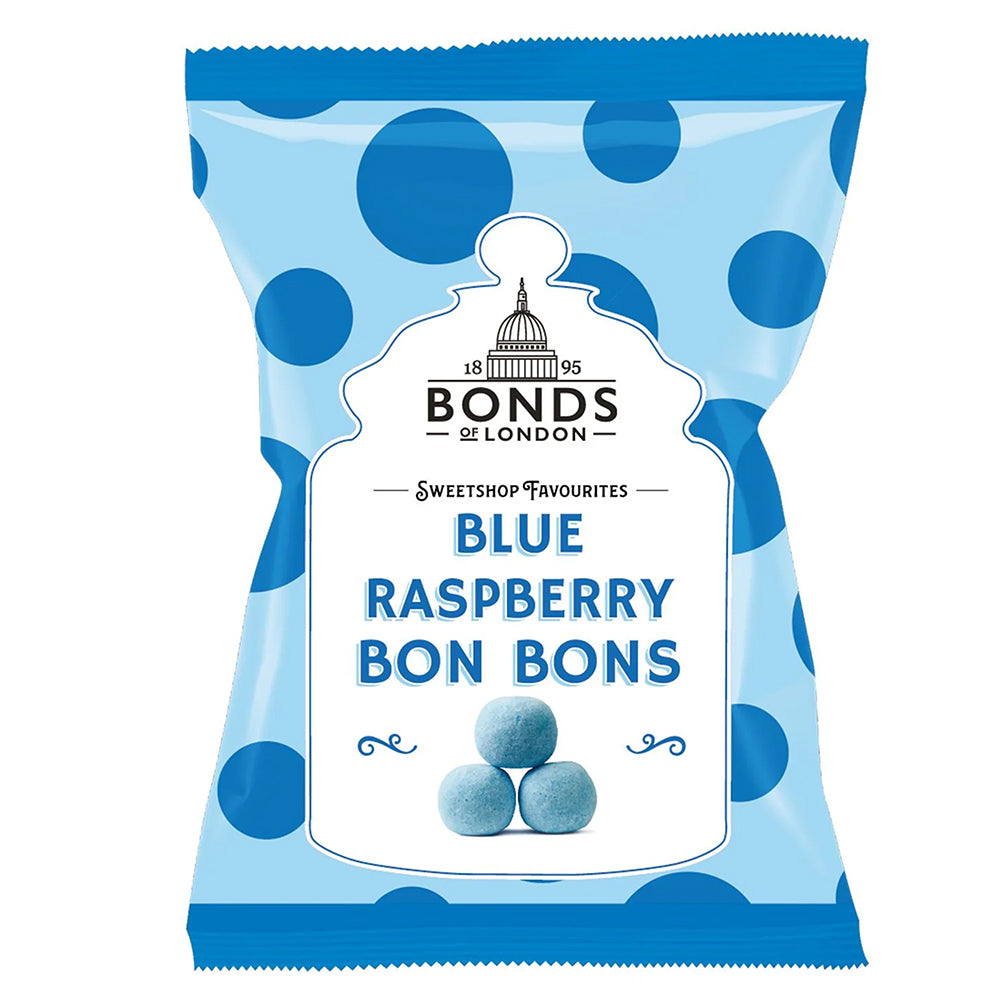 Bonds Blue Razz Bon Bons (UK) 130g - 12 Pack