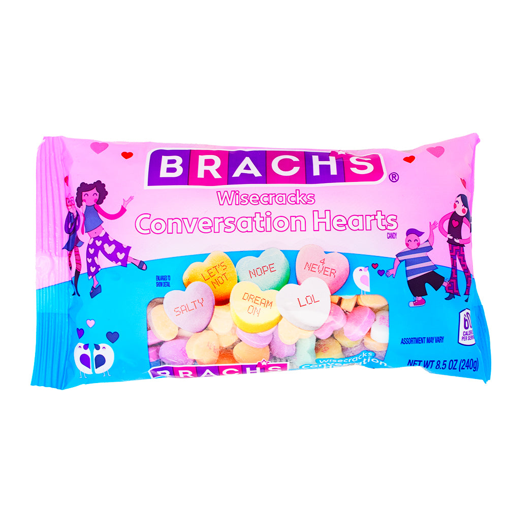 Brach's Wisecracks Conversation Hearts - 8.5oz - 1 Pack - Candy Store - Valentines Day - Valentines Day Candy - Brachs Wisecracks Conversation Hearts