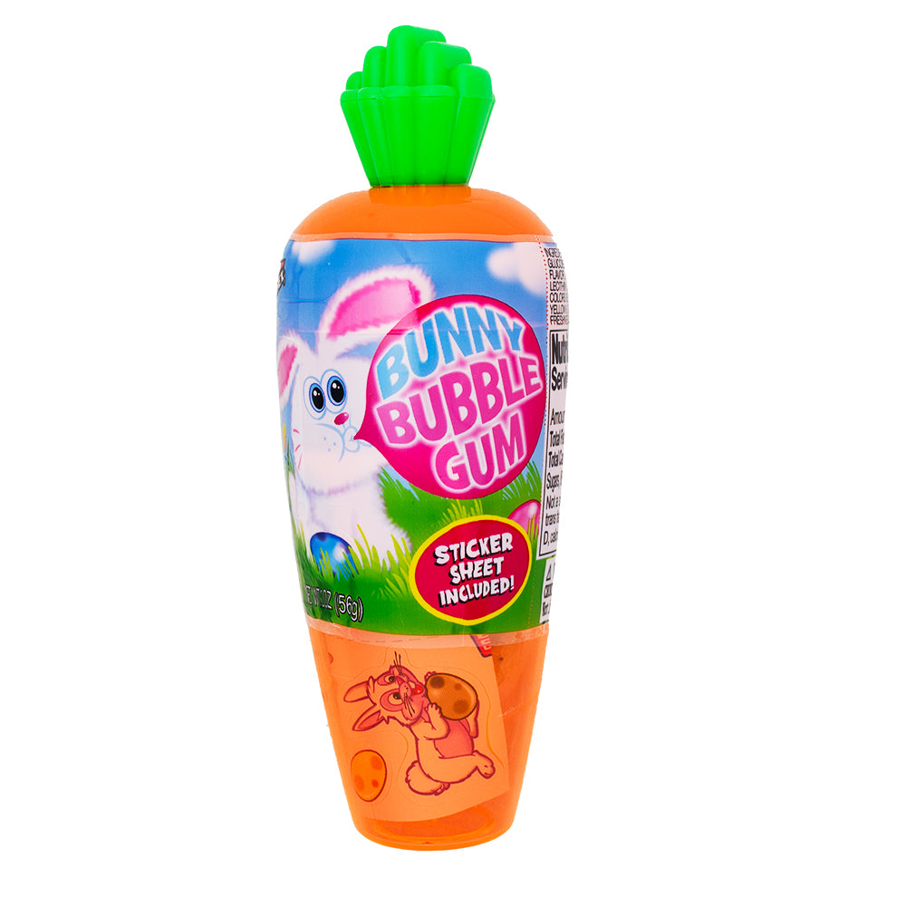 Easter Bunny Bubble Gum Carrot 2oz - 12 Pack