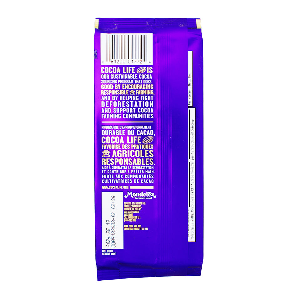Cadbury Golden 80g - 21 Pack  Nutrition Facts Ingredients