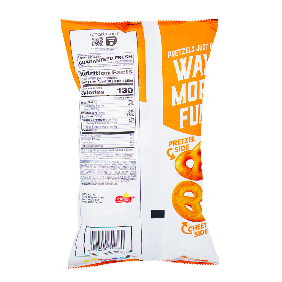 Cheetos Pretzels Chedder 10oz - 1 Bag  Nutrition Facts Ingredients