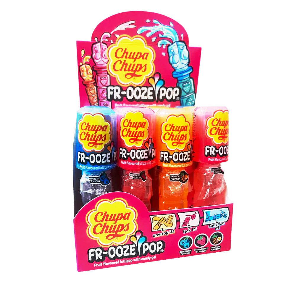 Chupa Chups Fr-Ooze Pop 26g - 12 Pack