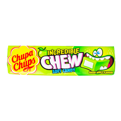 Chupa Chups Incredible Chew Green Apple (UK) 45g - 20 Pack