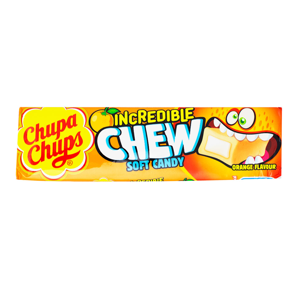 Chupa Chups Incredible Chew Orange (UK) 45g - 20 Pack