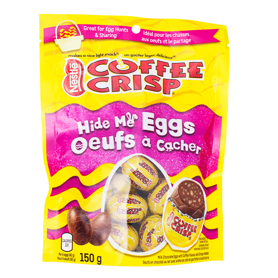 Easter Coffee Crisp Hide Me Eggs 150g - 15 Pack'