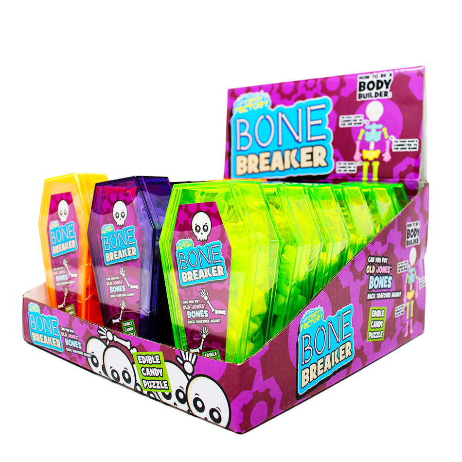 Crazy Candy Factory Bone Breaker (UK) 25g - 18 Pack - Candy Store - British Candy - UK Candy