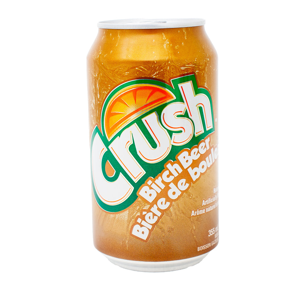 Crush Birch Beer Soda 355mL - 24 Pack