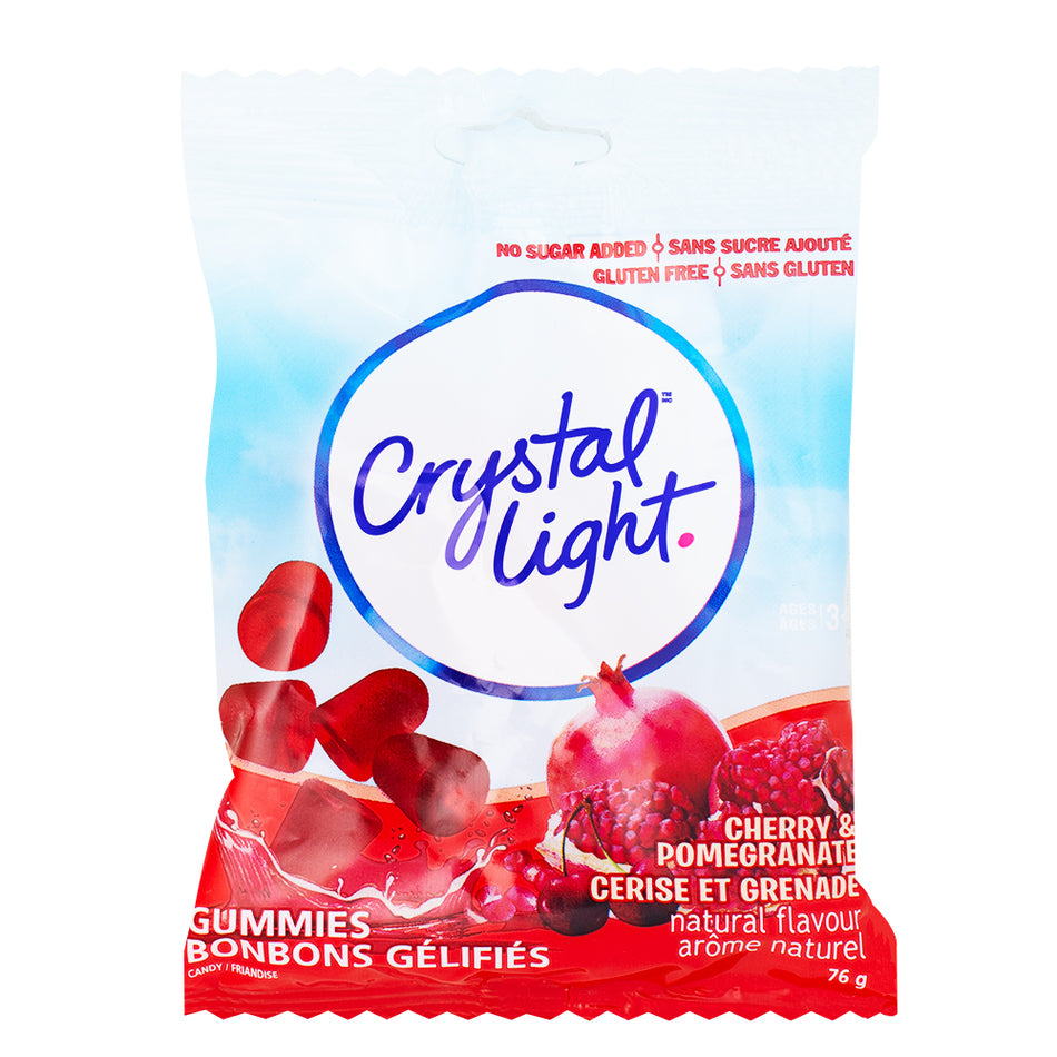 Crystal Light Sugar-Free Gummies Cherry Pomegranate 76g - 12 Pack