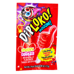 Dip Loko Cherry Lollipop with Popping Candy .39oz - 24 Pack