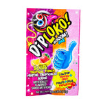 Dip Loko Sour Tropical Punch Lollipop with Popping Candy .39oz - 24 Pack