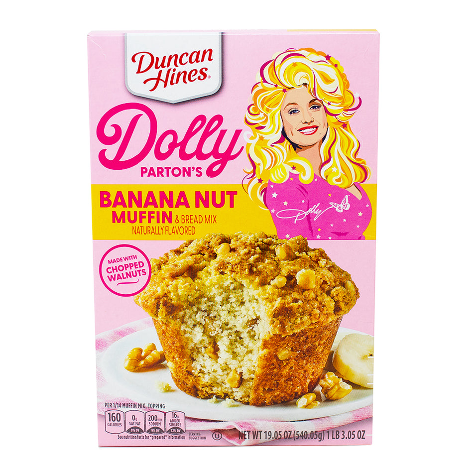 Dolly Parton Banana Nut Muffin Mix 19oz - 6 Pack 