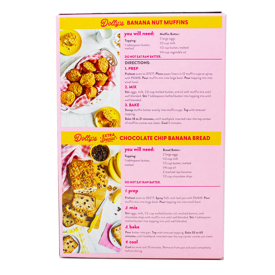 Dolly Parton Banana Nut Muffin Mix 19oz - 6 Pack