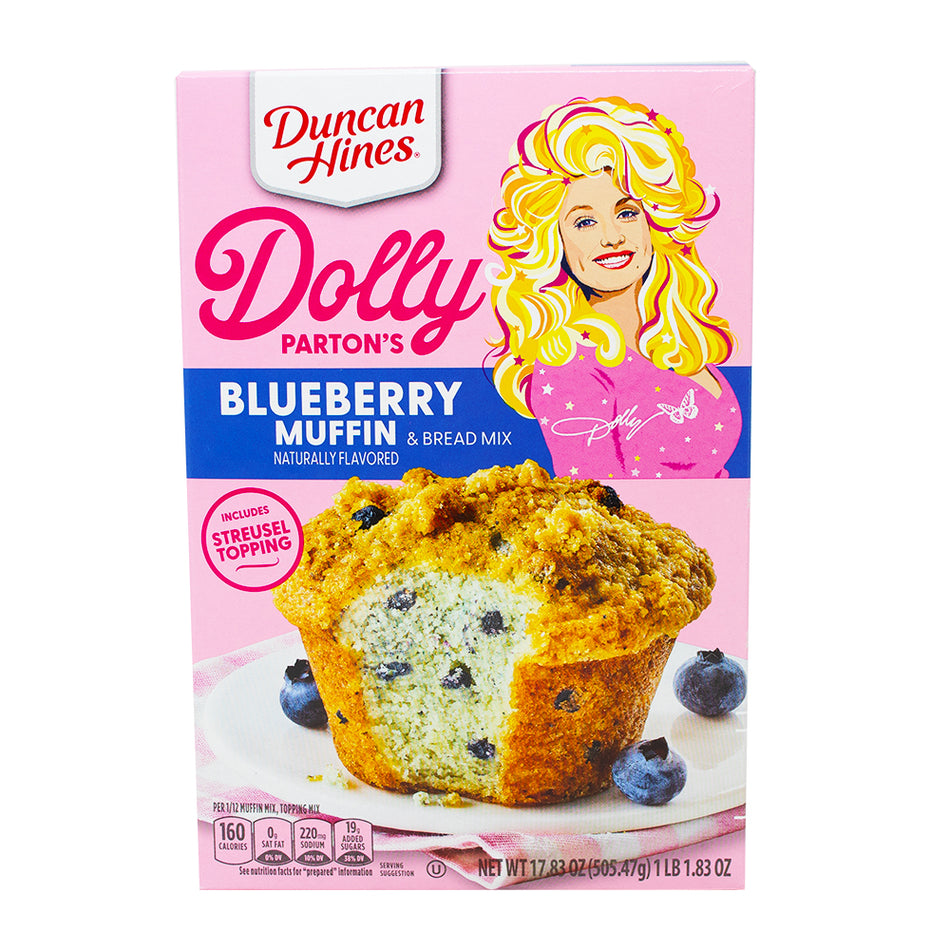 Dolly Parton Blueberry Muffin Mix 17.83oz - 6 Pack