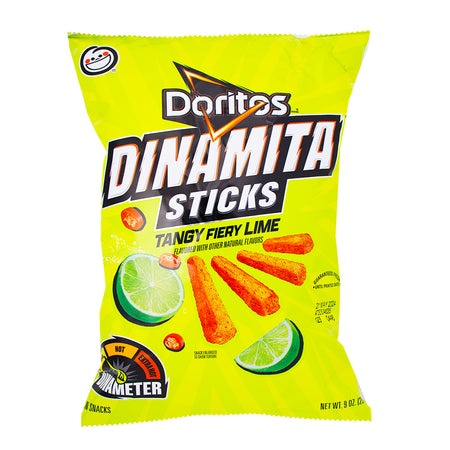 Doritos Dinamita Sticks Tangy Fiery Lime 9oz - 1 Bag