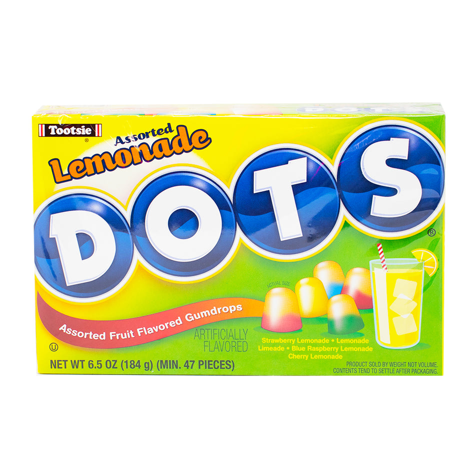 Dots Assorted Lemonade Theatre Pack - 6.5 oz - 12 Pack