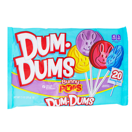 Dum Dums Easter Bunny Pops 25 Pieces 8.8oz - 1 Bag