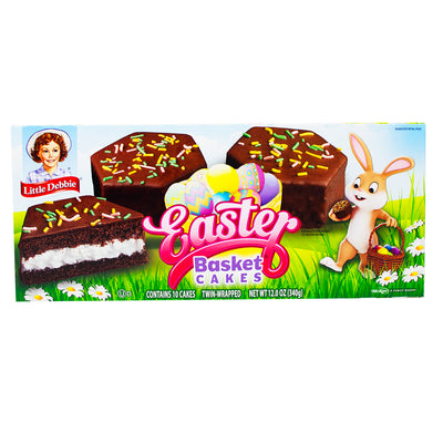 Little Debbie Easter Chocolate Baskets (5 Twin Packs) - 1 Box **BB MAR 20/24**