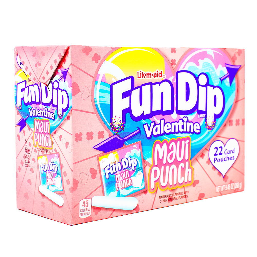 Fun Dip Lik-m-aid Maui Punch - 22 Pack