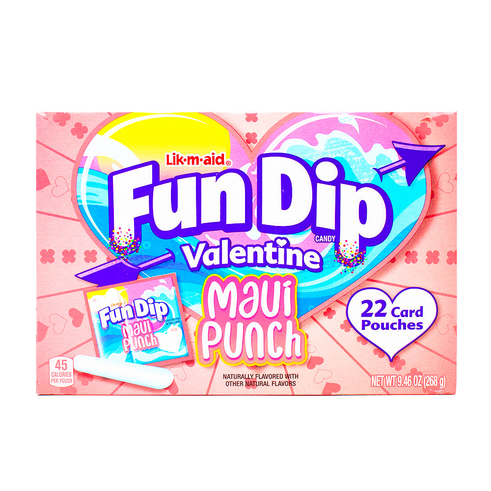 Fun Dip Lik-m-aid Maui Punch - 22 Pack