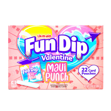 Fun Dip Lik-m-aid Maui Punch - 22 Pack