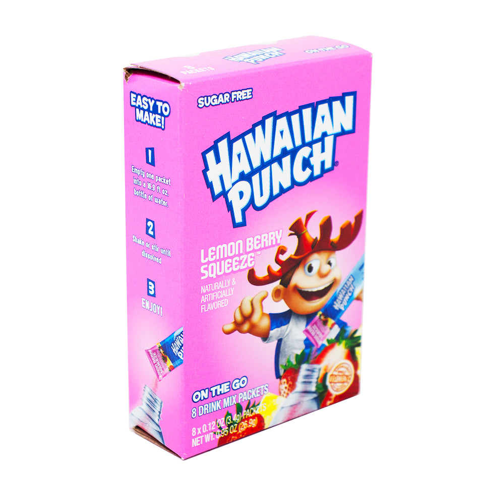 Hawaiian Punch Lemon Berry Squeeze Singles To Go - 12 Pack