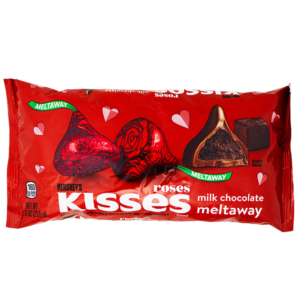 Hershey's Kisses Roses Milk Chocolate Meltaways 9oz - 1 Bag - Valentine's Day - Hershey's Kisses - Hersheys Chocolate