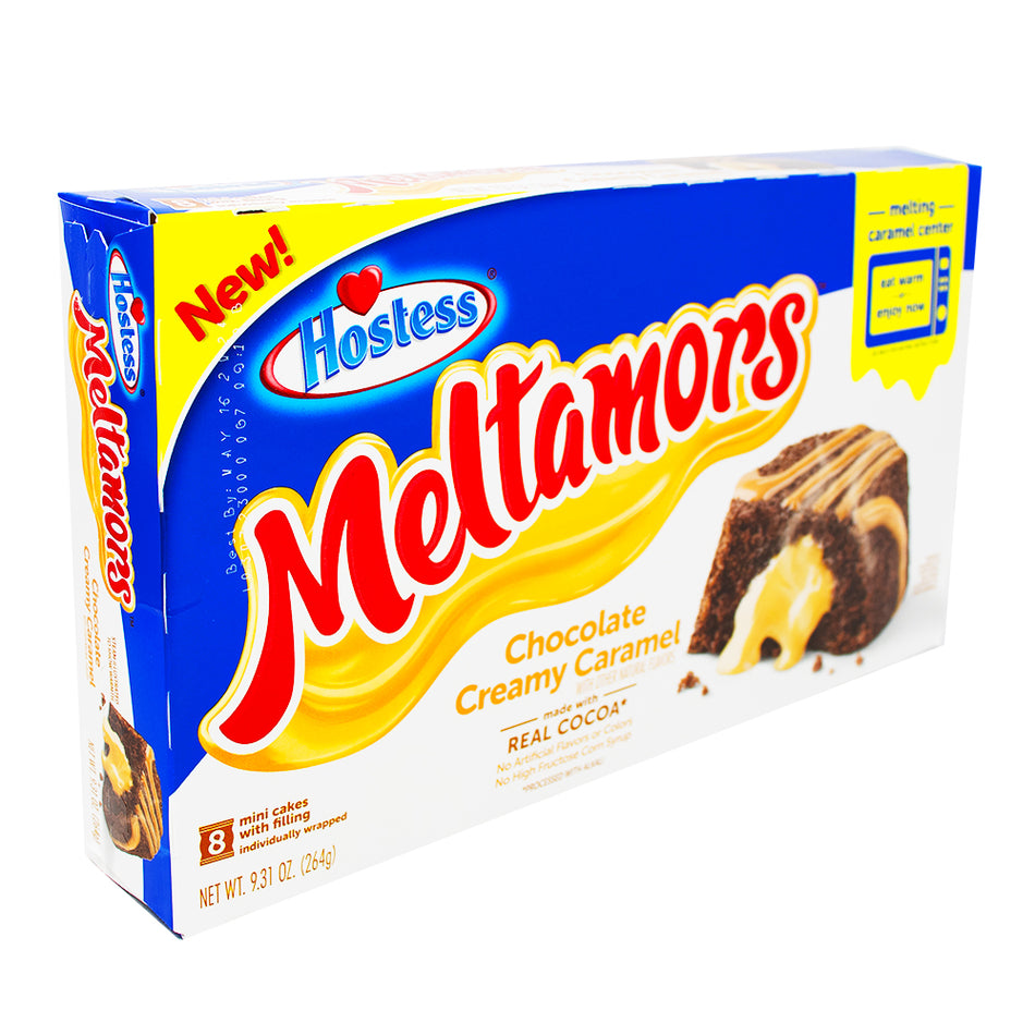Hostess Meltamors Chocolate Creamy Caramel 264g (8 Cakes) - 1 Box