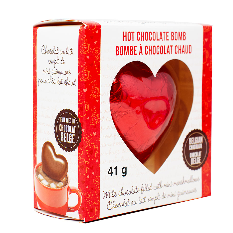 Heart Valentine's Hot Chocolate Bomb  41g - 12 Pack